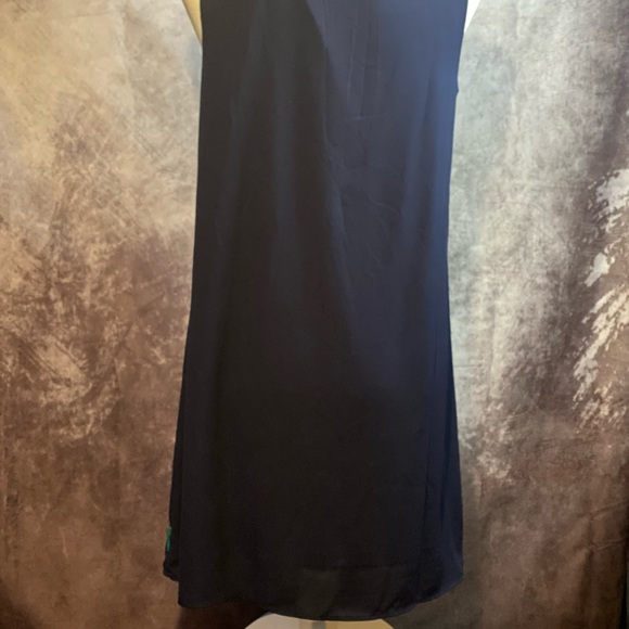 Ya Los Angeles sleeveless blue and green shift dress - Picture 3 of 6